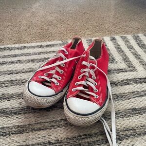 Red converse